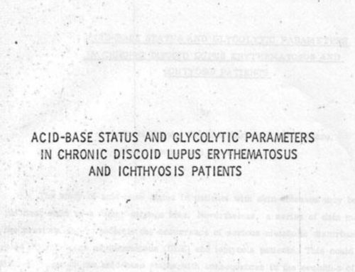 Acid-base Status And Glycolytic Parameters In Chornic Discoid Lupus Erythematosus And Ichthyosis